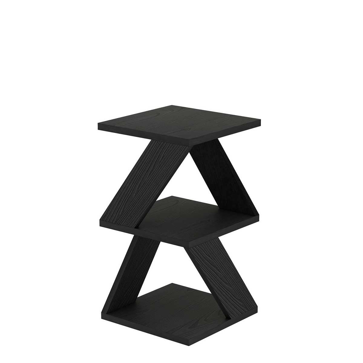 Odkládací stolek Albeni Black Wooden