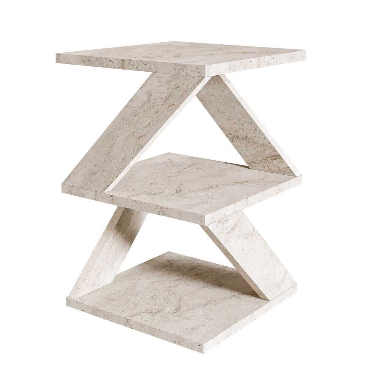 Odkládací stolek Albeni Travertine