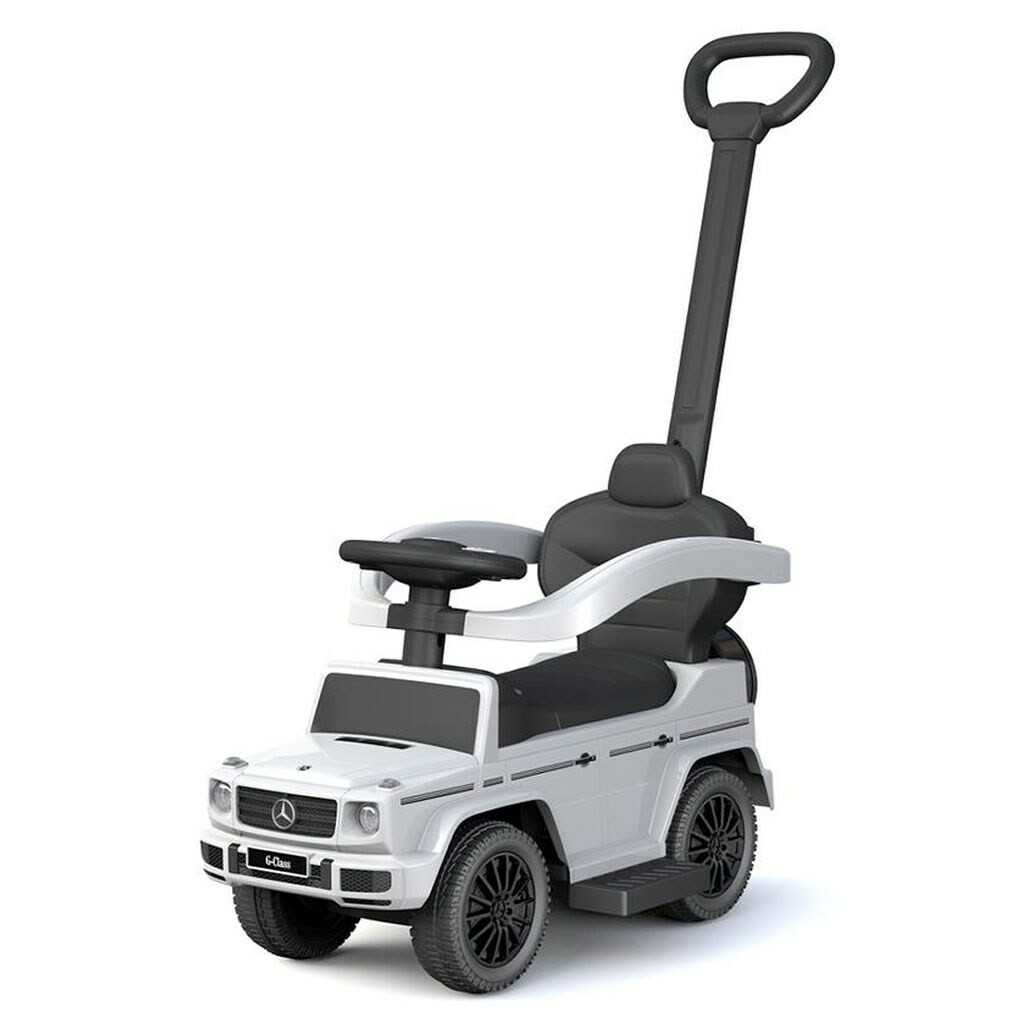 Odrážedlo s vodící tyčí Mercedes Benz G-Class Baby Mix bílé Baby Mix