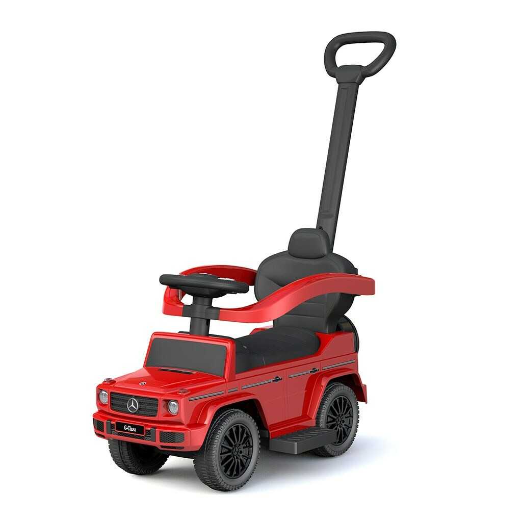 Odrážedlo s vodící tyčí Mercedes Benz G-Class Baby Mix červené Baby Mix