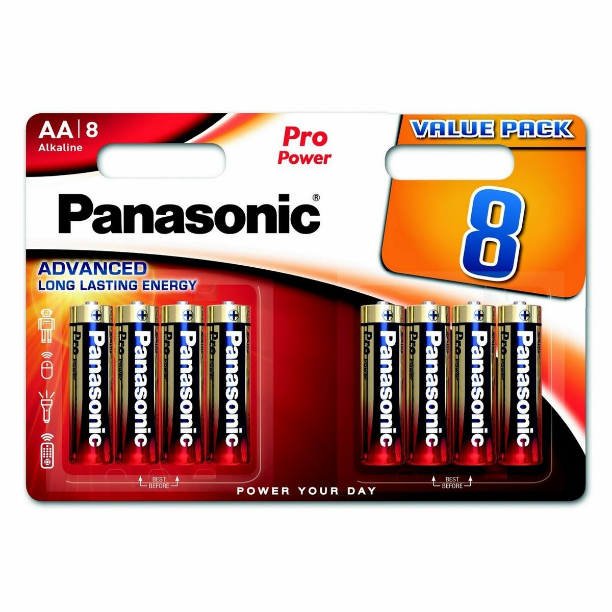 Panasonic LR6PPG/8BW Pro Power Gold Panasonic