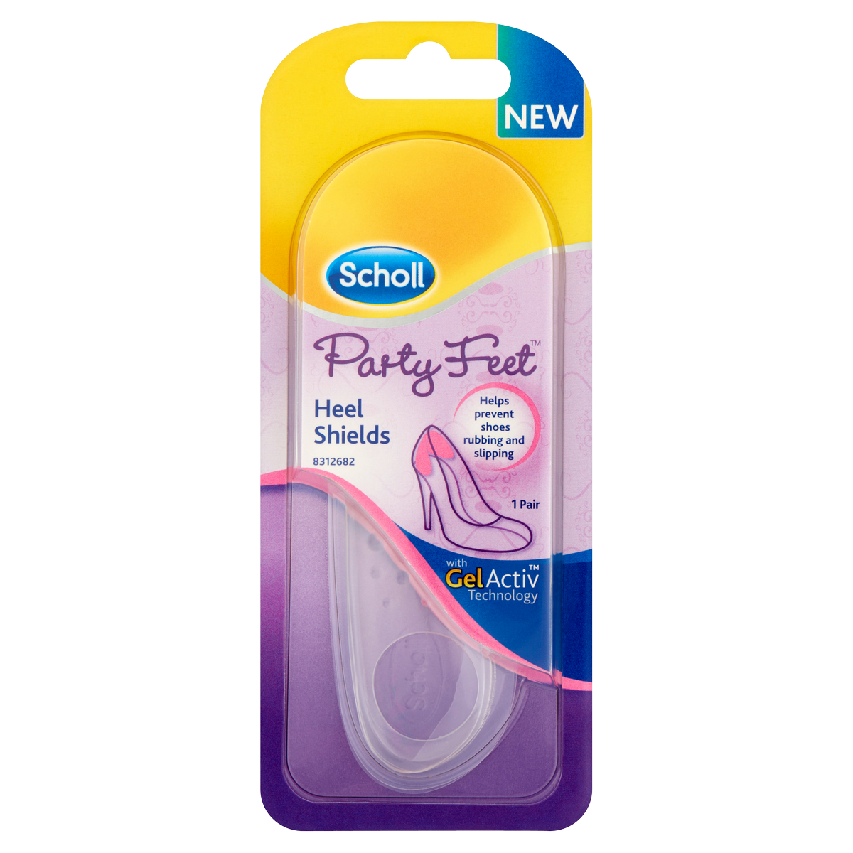 Scholl Polštářky za patu Party Feet Scholl