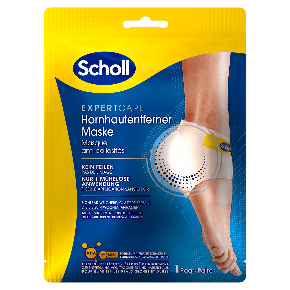 Scholl Slupovací maska na nohy Scholl
