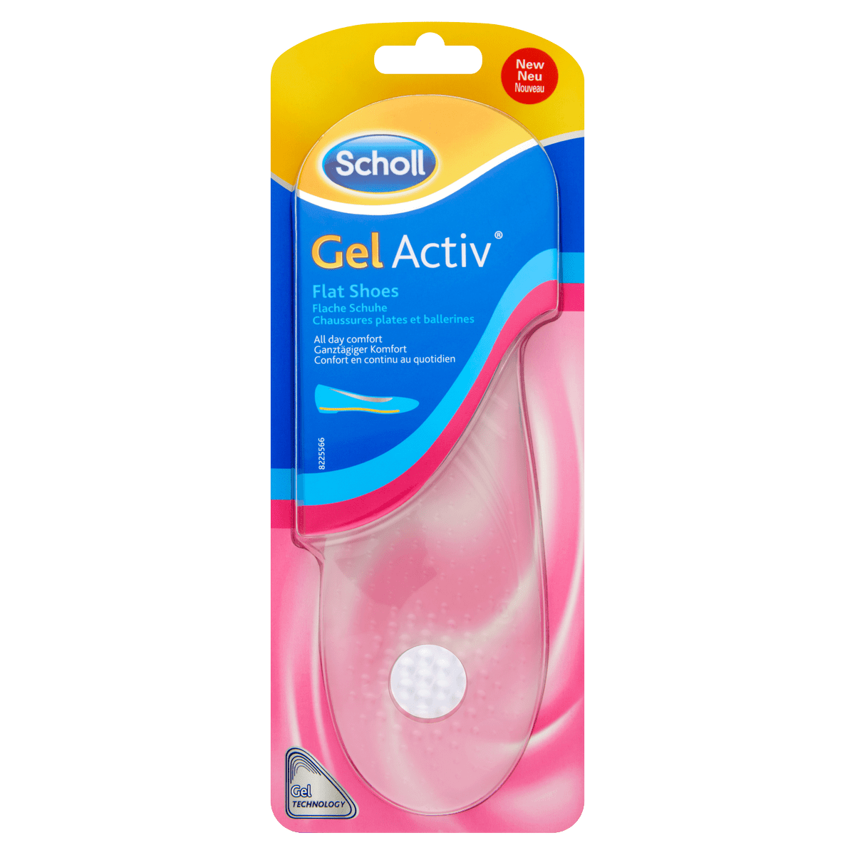 Scholl Vložky do bot s plochou podrážkou GelActiv Scholl