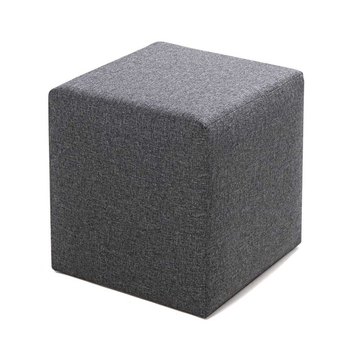 Taburet Kare Puf Grey