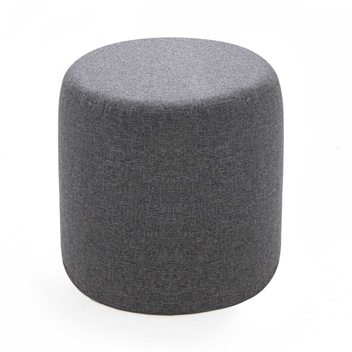 Taburet Silindir Puf Anthracite
