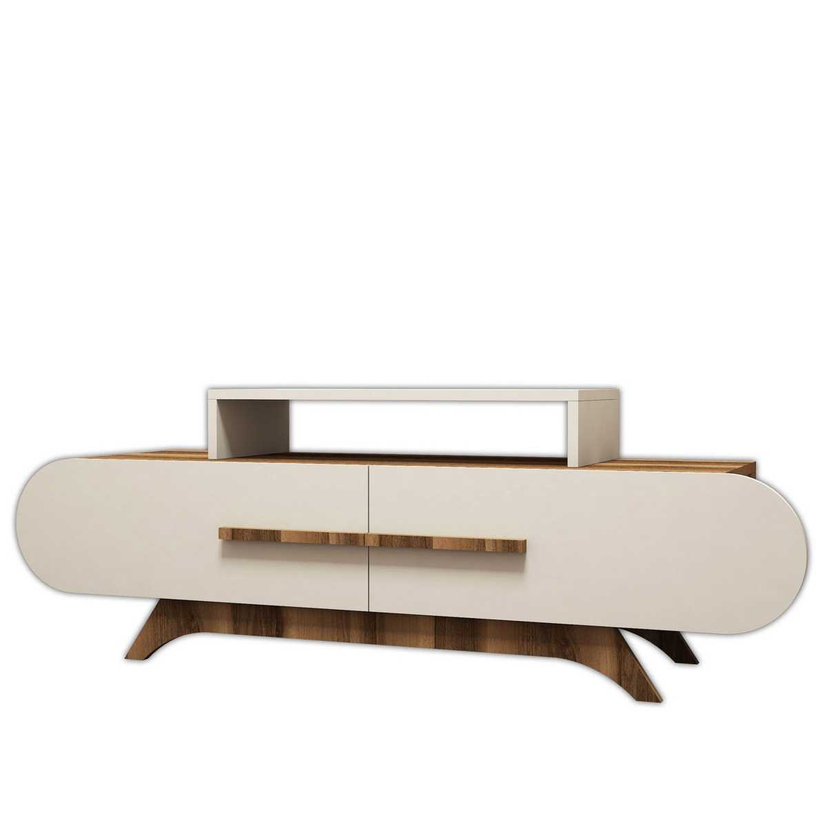 Televizní stolek Rose Walnut Cream