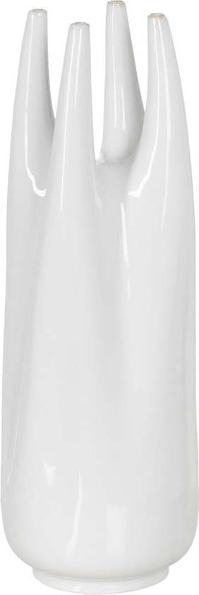 Bílá keramická vysoká váza (výška 56 cm) Blanca – Ixia