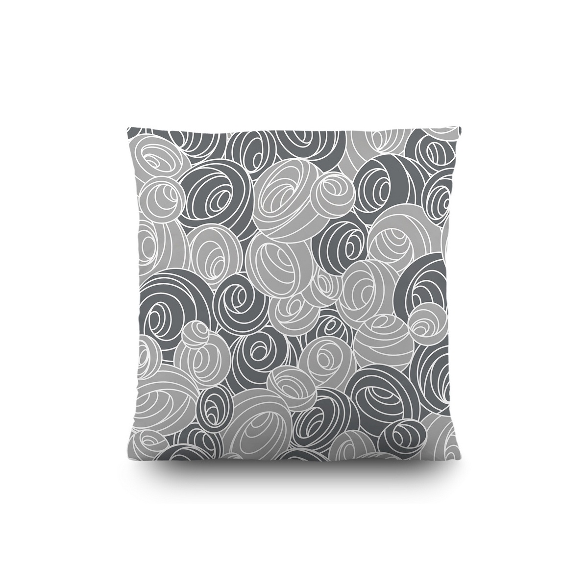 AG Art Polštářek Spirály šedá