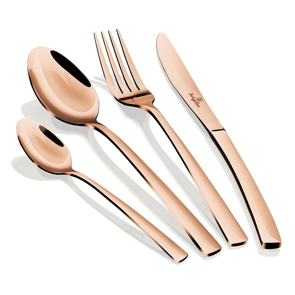 Berlinger Haus 16dílná sada příborů Rosegold Metallic Line Berlinger Haus