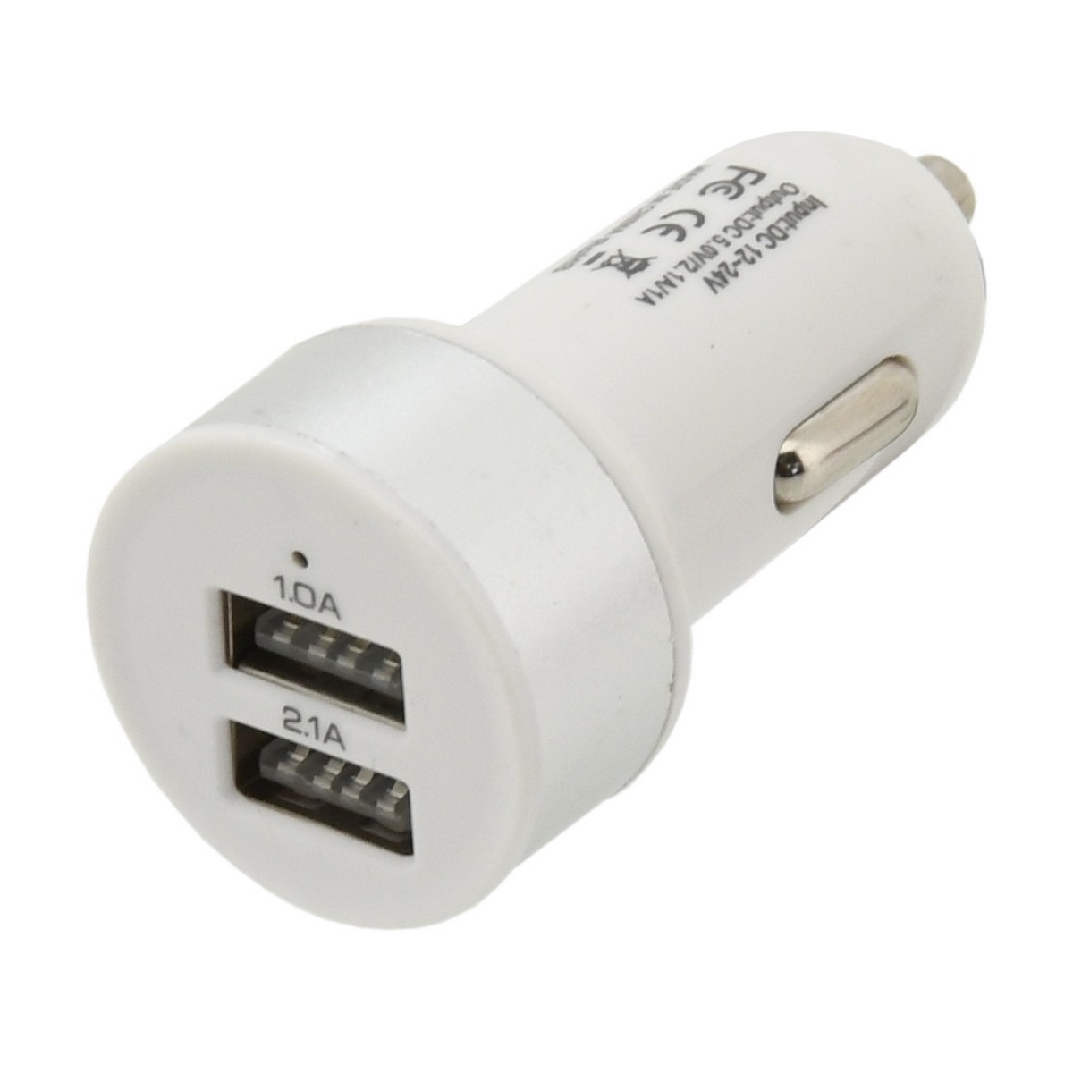 COMPASS Zástrčka 2xUSB 12-24V 5V/2100mA Compass