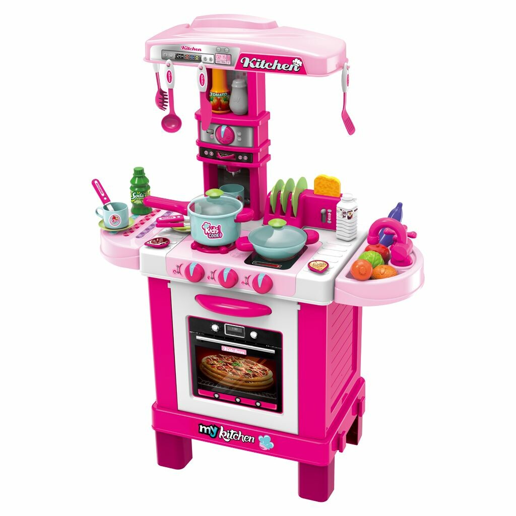 Dětská kuchyňka Baby Mix malý šéfkuchař růžová Baby Mix
