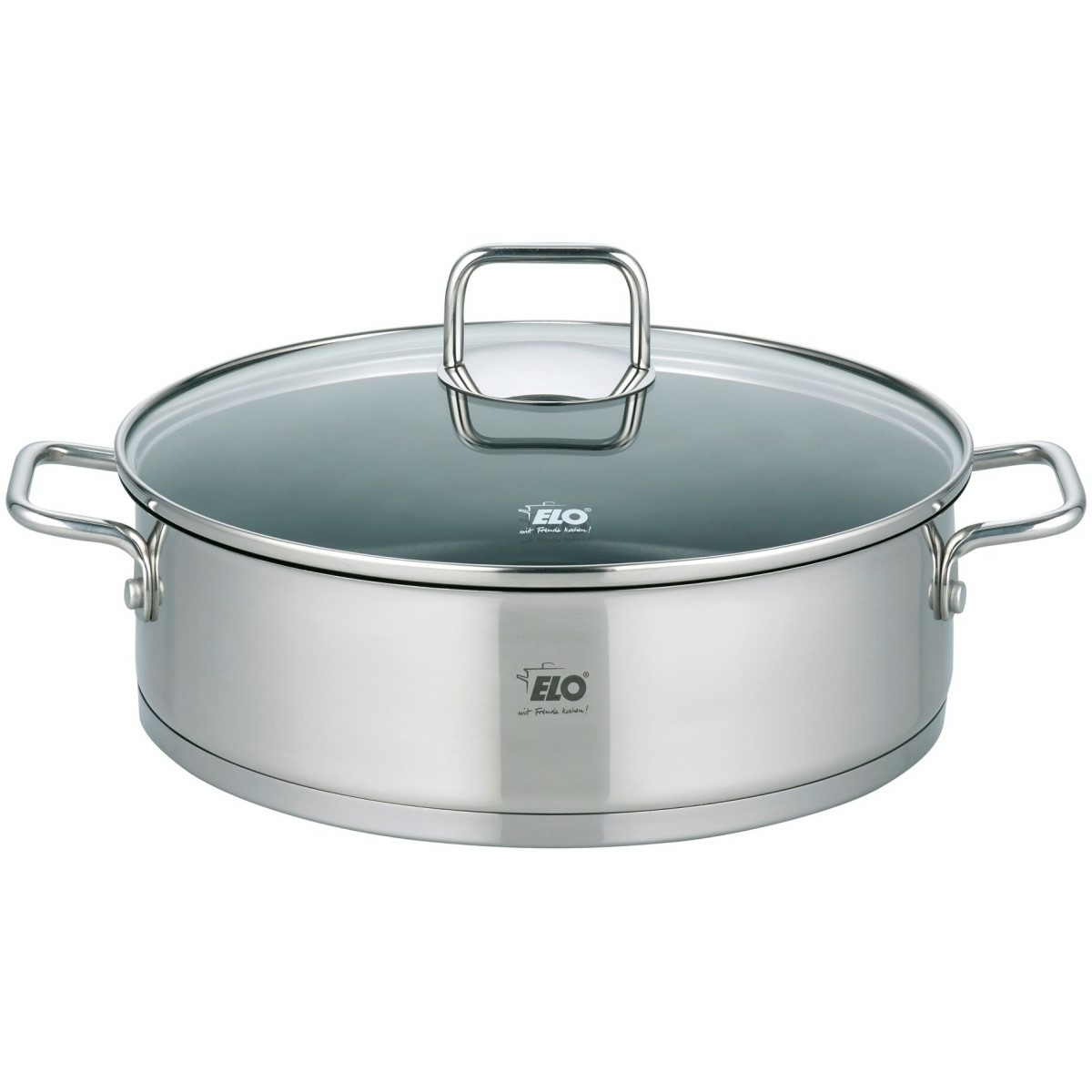 Elo 72438 Kastrol nerezový se skleněnou poklicí Citrin 28 cm Elo