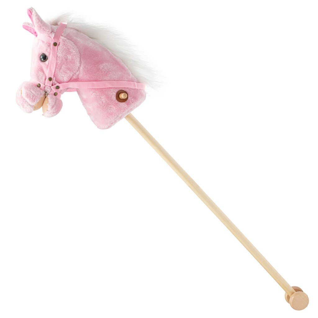 Hobby Horse se zvukem a kolečky Rosie Baby Mix pink Baby Mix