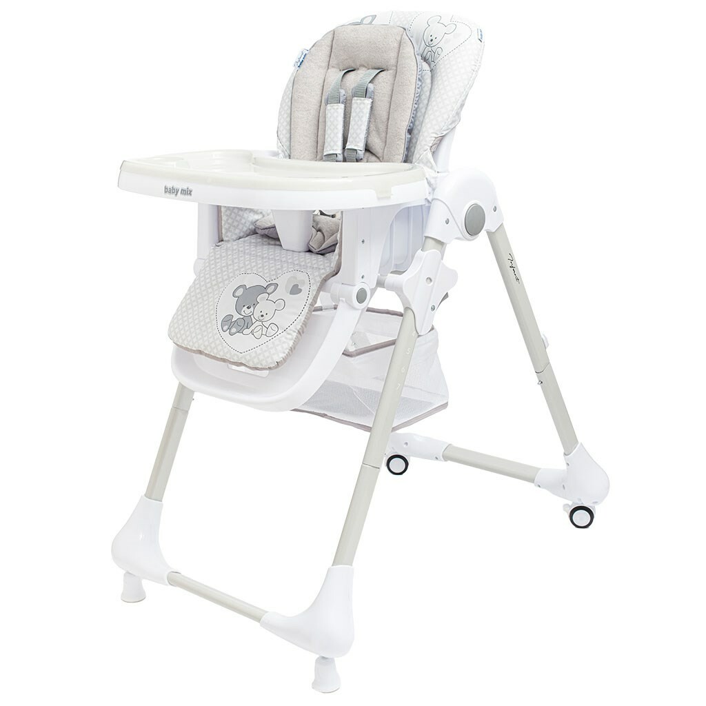Jídelní židlička Baby Mix Infant grey Baby Mix