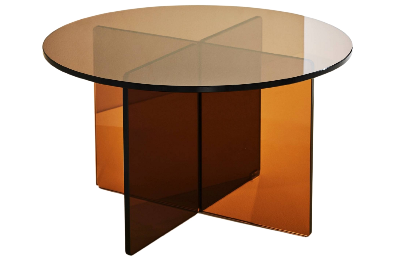 Jotex Skleněný konferenční stolek IRIS 60 cm