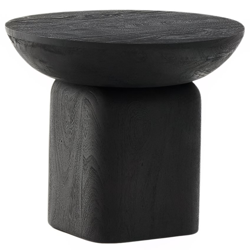 Kave Home Dřevěný odkládací stolek Ovak 50 cm