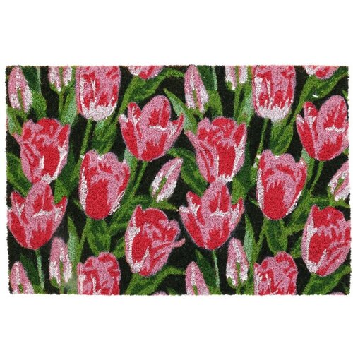 Kokosová rohožka Pink tulips