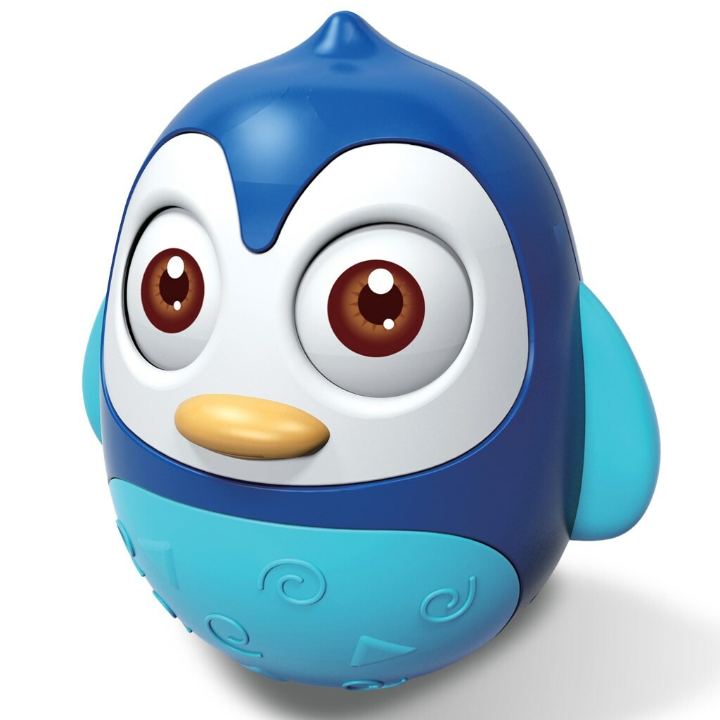 Kývací hračka Baby Mix tučňák modrý Baby Mix