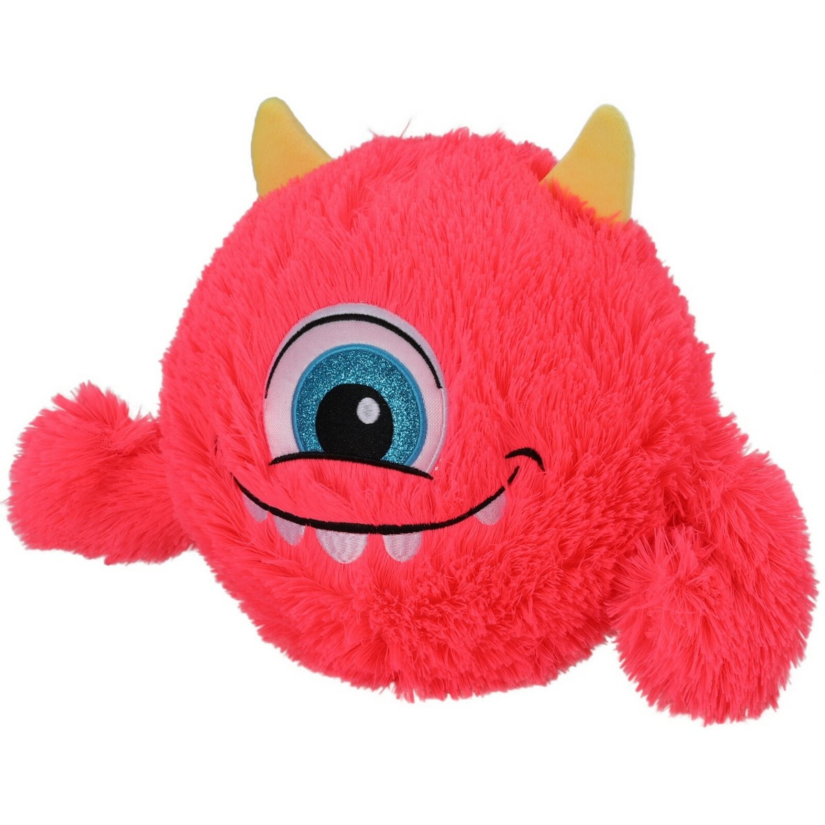 Nafukovací chlupatý míč Monster růžová