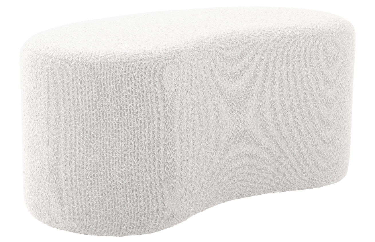 Present time Bouclé taburet Ada Wave 80 x 43 cm