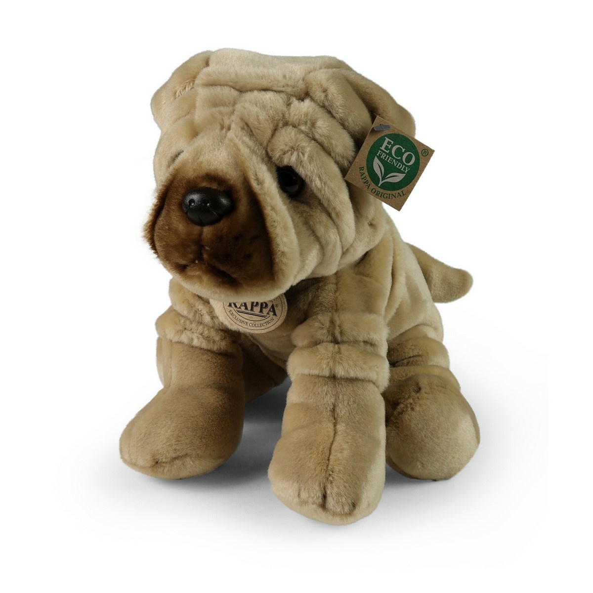 Rappa Plyšový pes Šarpej 30 cm ECO - FRIENDLY Rappa