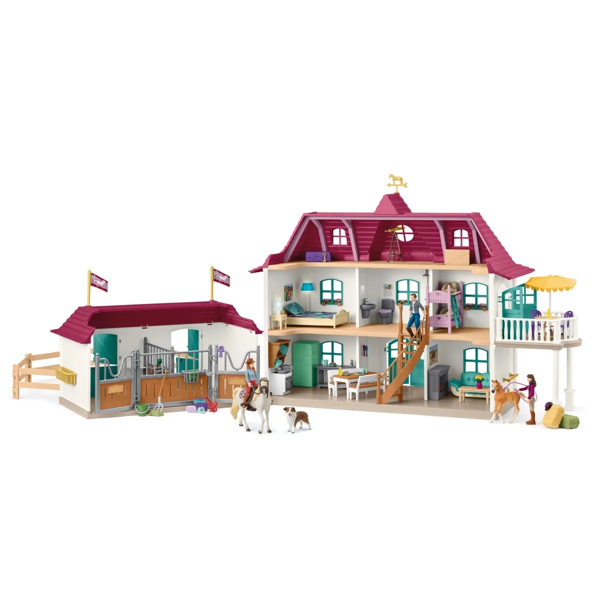 Schleich 42706 Venkovský dům a stáj u jezera Schleich