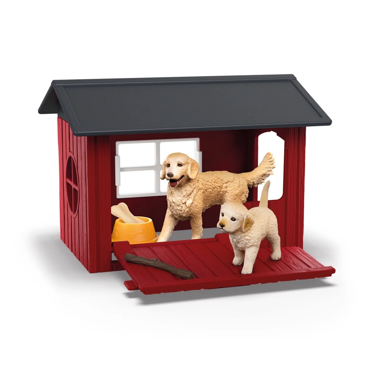 Schleich 42722  Psí bouda se zlatým retrívrem Schleich