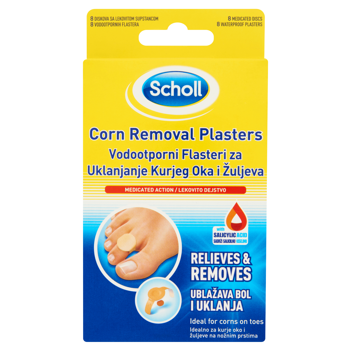 Scholl Náplasti na odstranění kuřího oka Scholl