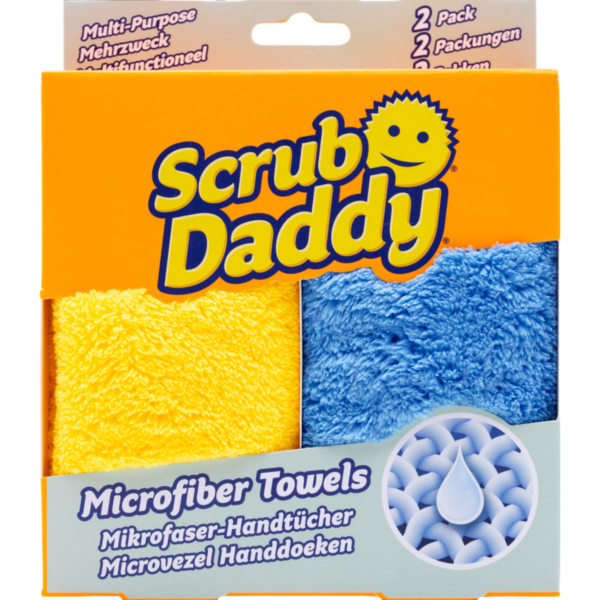 Scrub Daddy Scrub Daddy utěrky z mikrovlákna 2 ks Scrub Daddy