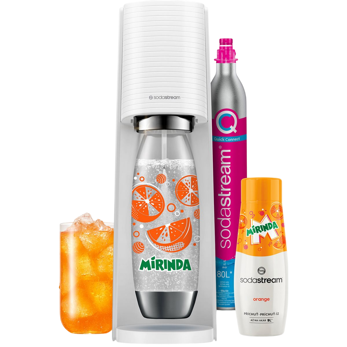 Sodastream Terra White Mirinda MegaPack CQC Sodastream