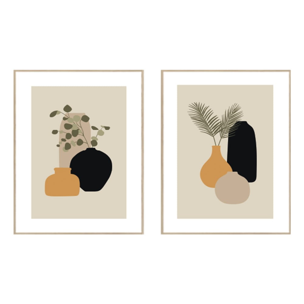 Obrazy v sadě 2 ks 30x40 cm Plants Graphic – knor
