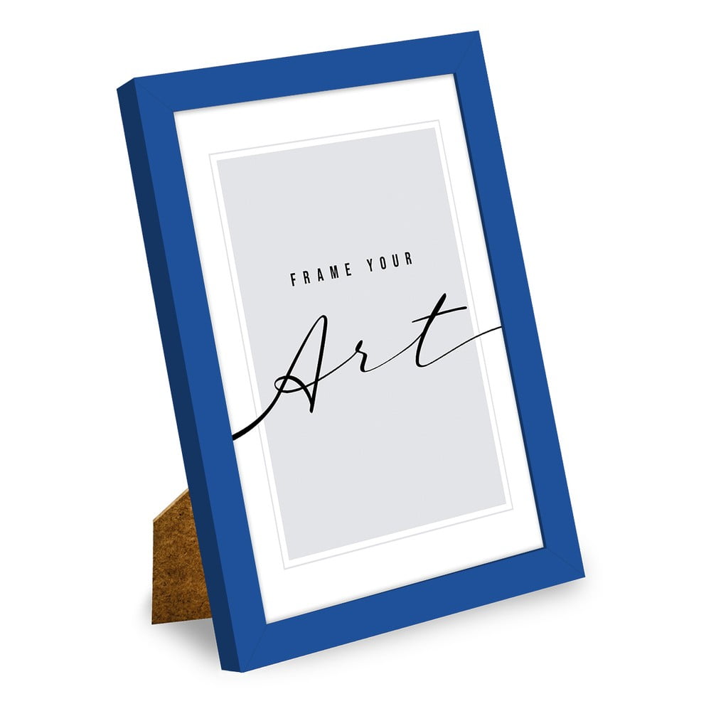 Tmavě modrý stojací/na zeď rámeček 20x26 cm – knor