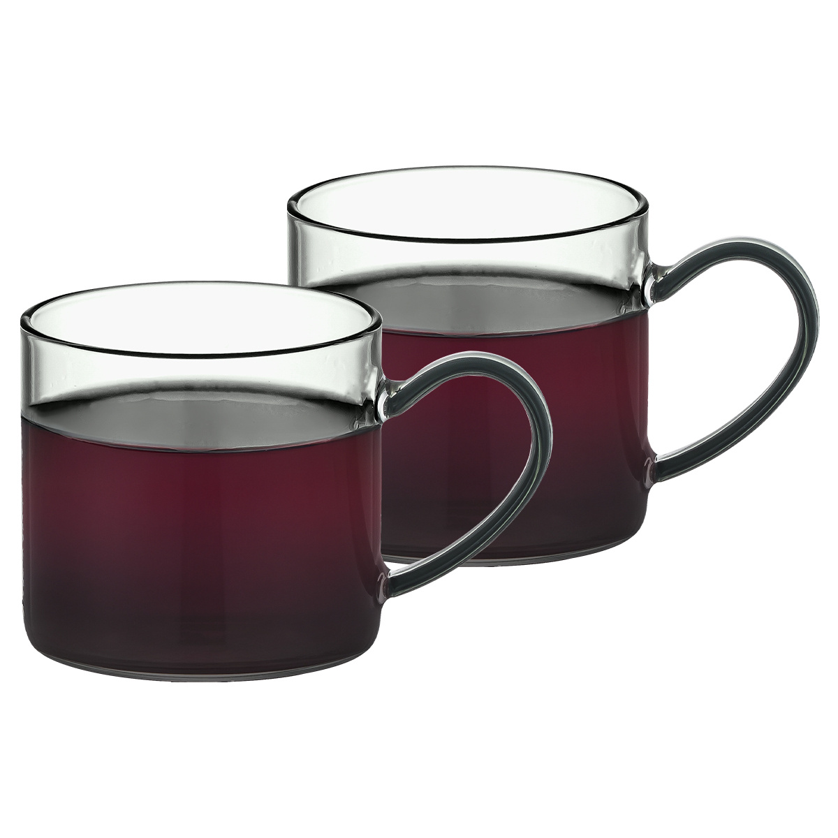 4Home Sada skleněných hrnků Haze 250 ml