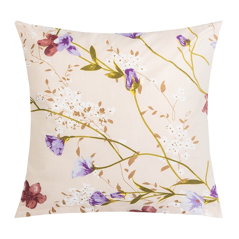 Bellatex Povlak na polštářek Kvítí béžová