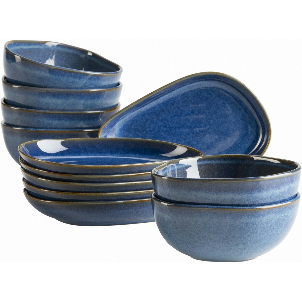 Mäser 12dílná servírovací sada Cordelia Royal Blue Mäser