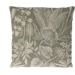 Polštářek Květy zelená