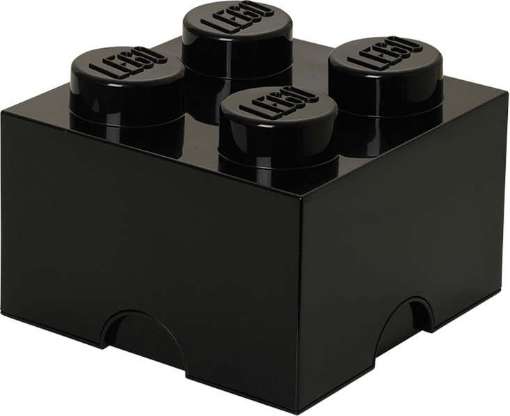 Černý úložný box čtverec LEGO®