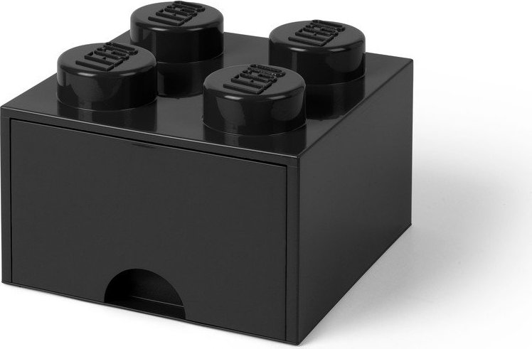 Černý úložný box čtverec LEGO®