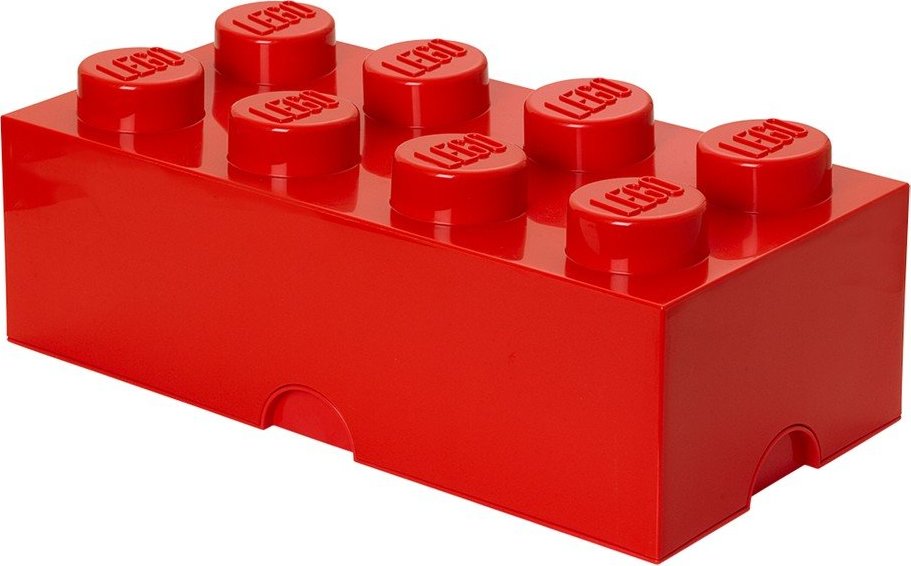 Červený úložný box LEGO®