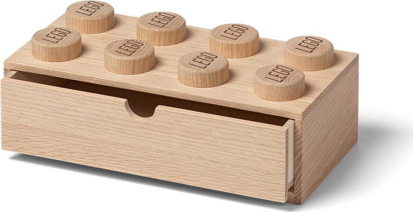 Dětský úložný box z dubového dřeva LEGO® Wood