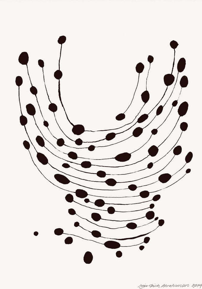 Plakát 30x40 cm Dancing Dots – The Poster Club