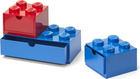 Plastové dětské úložné boxy v sadě 3 ks Multi-Pack - LEGO®