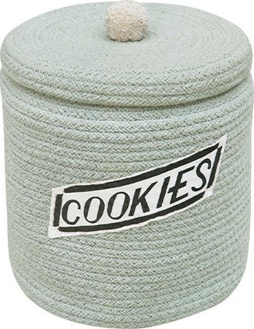 Světle modrý látkový dětský koš na hračky ø 20x26 cm Cookie Jar – Lorena Canals