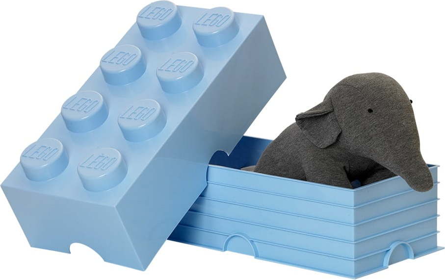 Světle modrý úložný box LEGO®