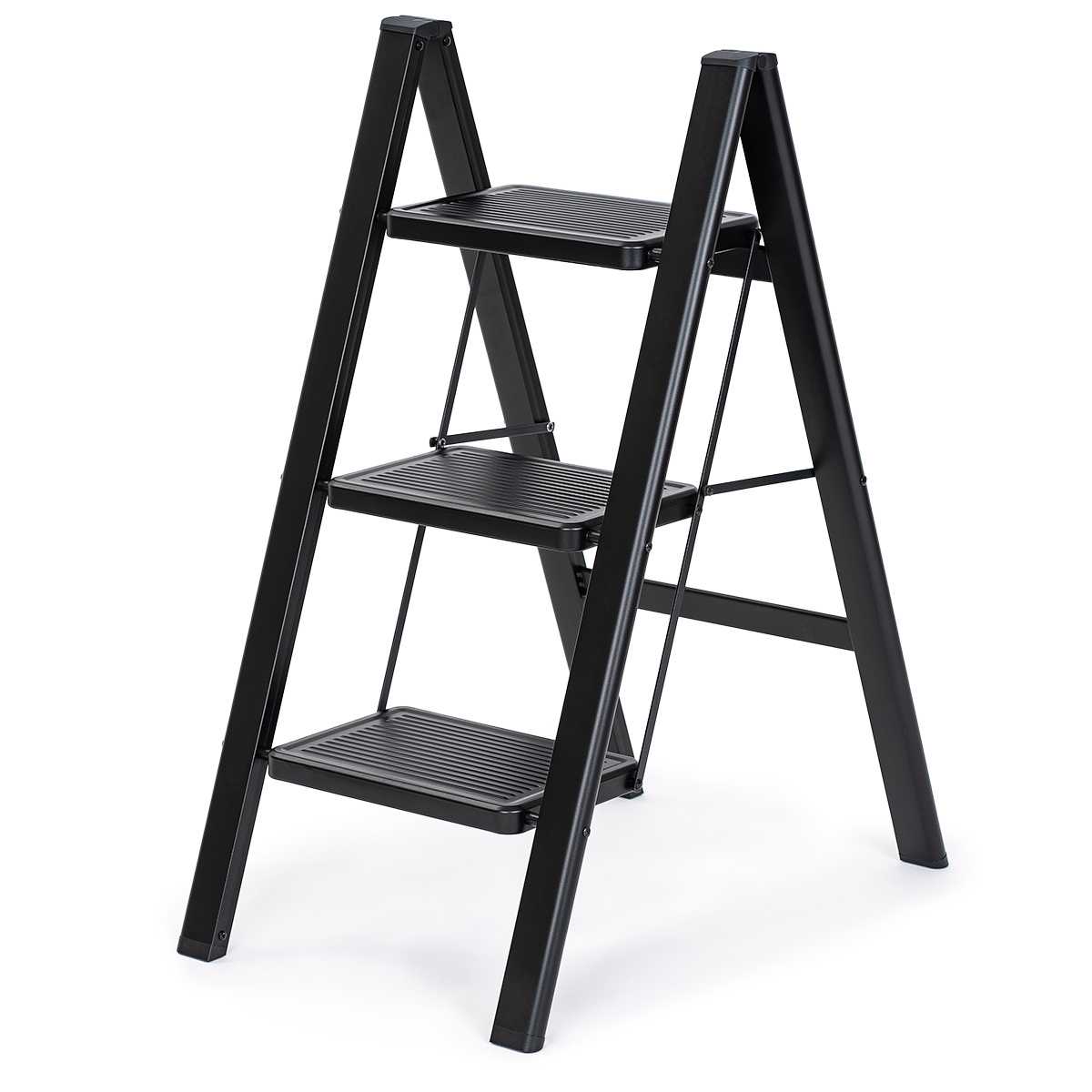 4Home Skládací ocelové schůdky Steel