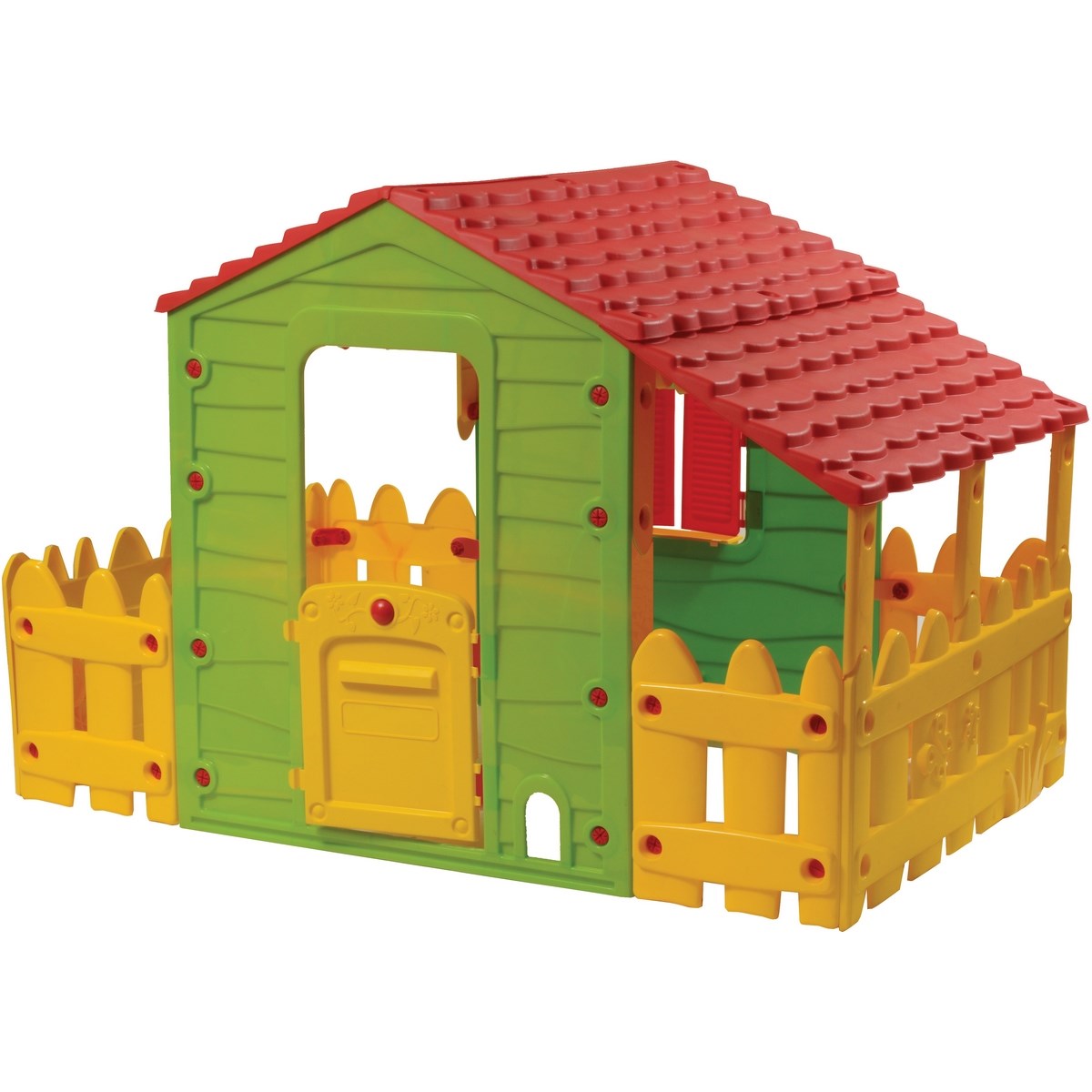 BUDDY TOYS 1180 Domeček FARM s verandou a plotem Buddy Toys