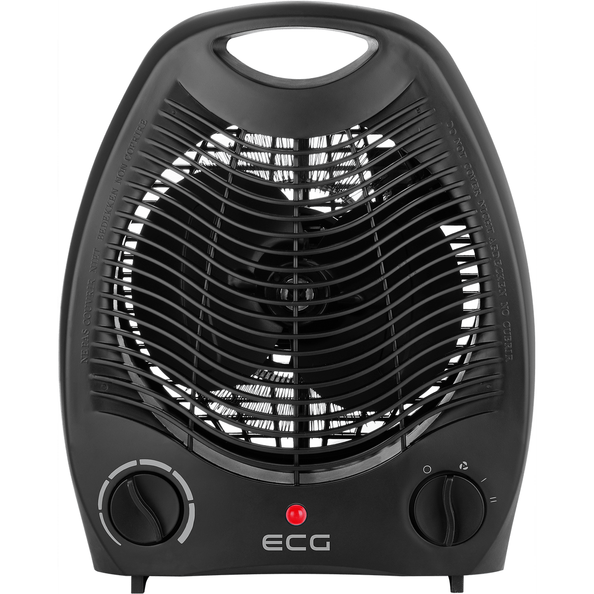 ECG TV 3030 Heat R Black teplovzdušný ventilátor ECG