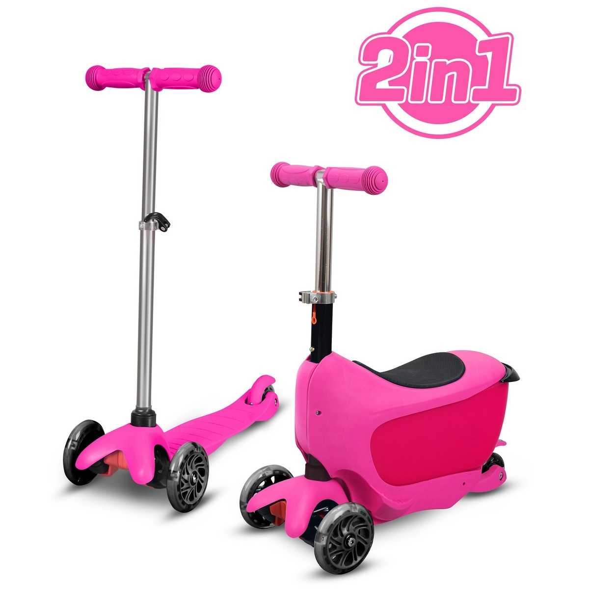 Koloběžka BUDDY TOYS TAMAN 2v1 růžová Buddy Toys
