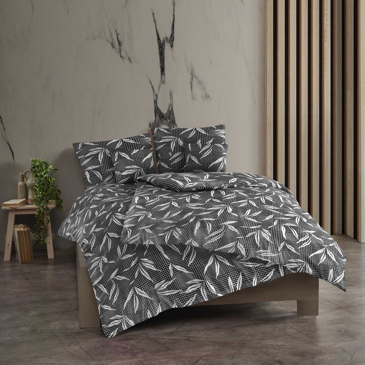 Kvalitex Bavlněné povlečení Osaka šedá